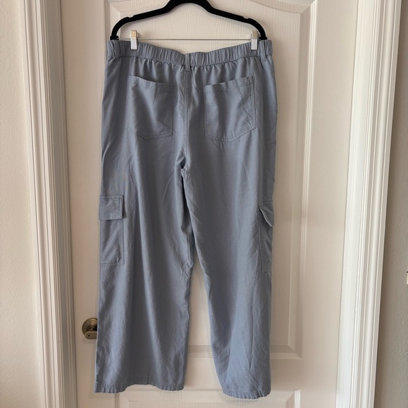 Sincerely Jules Blue/Gray Cargo Pants Size XL - Picture 4 of 6